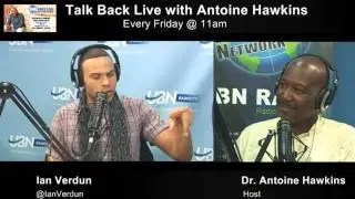 Dr. Antoine Hawkins and Actor Ian Verdun