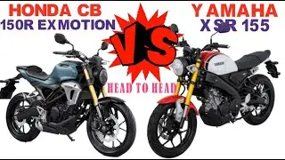 YAMAHA XSR 155 VS HONDA CB150R EXMOTION BIKE COMPERISON