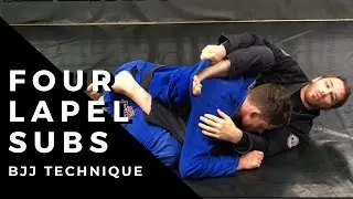 Four must-have attacks from closed guard using the lapel!
