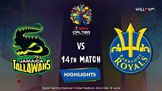 Highlights: 14th Match, Jamaica Tallawahs vs Barbados Royals|Jamaica Tallawahs vs Barbados Royals