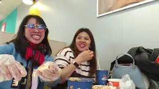 Mukbang fried chicken with a hungry tummy #mukbang #asmr #friedchicken #hungrytummy #hungry