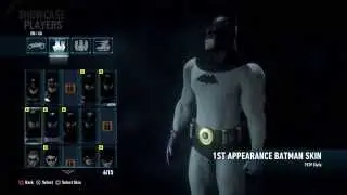 Batman Arkham Knight - 1st Appearance Batman Skin Showcase