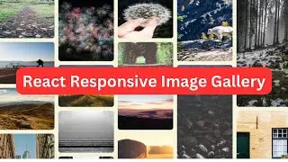 Responsive Image Gallery in React | Css Grid | In Tamil