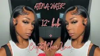 Stop Plucking & Bleaching! Buy This instead-Realistic Natural Crystal Lace Wig Ft.Atina Hair