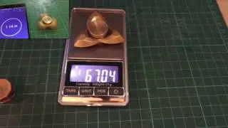 Brass Triad by Damned Designs Fidget Spinner