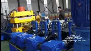 2 Wave Guardway Profile Roll Forming Machine Test#rollformmachine#highway#manufacturer