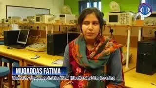 Students studying at the Department of Electrical Engineering share their academic experience at CUI