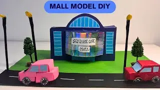 DIY Mall Model | Cardboard Shopping Mall | Easy School Project Idea