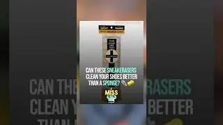 Are the SNEAKERASERS better than a sponge? 👟🧽 #sneaker #news