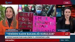 KRT TV'de Elif Doğan Şentürk ile Türk Medeni Kanunu’nun 96. yıl dönümünü ve Sıla Şentürk’ü konuştuk