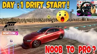 Day 1 of Becoming a Drift Pro in Forza Horizon 5 | Car, Settings & First Drifts!