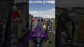 EVA-01 Experience in a nutshell #roblox #goof #evangelion #godzilla #goofgoof #kaiju #gaming