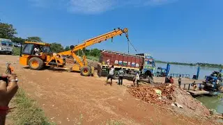 Truck Rescue Video By ACE Hydra Crane || 16xw Hydra Crane ||