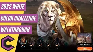 2022 White Color Challenge Walkthrough - Perfect Record All 5 Games! Magic The Gathering Arena (MTG)