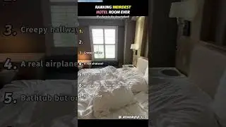 Ranking WEIRDEST HOTEL ROOM EVER #funny #tiktok #usa