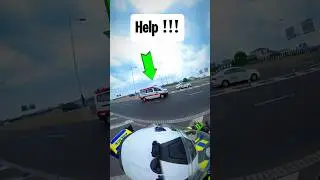 Clearing the way for an ambulance to the hospital #cops #police #shorts
