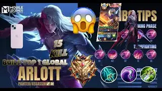 ARLOTT GAME PLAY _ SOLO RANK _ - MLBB KH -  ARLOTT AUTO SKILL ចេះតែចុចៗទេ ហិហិ😂