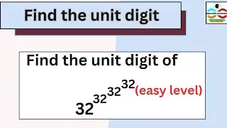 Find the unit digit of 32^32^32^32