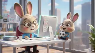 Bunny Papa Champion Ban Gaya 🏆🐰 | Kids Motivational Cartoon#cartoon #youtubevideo #cartoonforkids