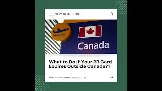 📢 Expired PR Card Outside Canada? Here&rsquo;s What You Need to Know! 🇨🇦✈️ #PRTD #PRCardExpired #pr
