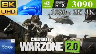 COD Warzone 2.0: RTX 3090 | 13900K | 1080p 2K 4K | Extreme - Basic Settings | Multiplayer Gameplay