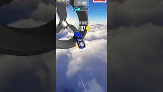 Mega Ramp Car Jumping 😱😱😱 ( part 9 ) #scamgamer01 #shorts