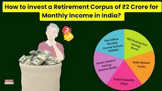 How to invest a Retirement Corpus of ₹2 Crore for Monthly Income in India? | Holistic Investment