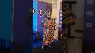 African American King in Ghana Models Traditional Ghanaian Regal Kente Fashion