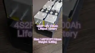 4S2P lifepo4 12V 100AH lifepo4 battery module for solar energy