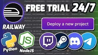 Railway Hosting 24/7 Python and NodeJS apps (no free)