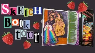 Sketchbook/Art Journal flip through 2020-2021 (with commentary)