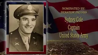 Senator Jacobs' 2018 Veterans' Hall of Fame Nominee