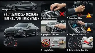 Things You Should NEVER Do in an Automatic Car &mdash; Driving Mistakes To Avoid