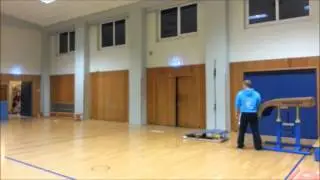 Handstand&uuml;berschlag Sprungtisch von Chani ( TV- M&uuml;nster)