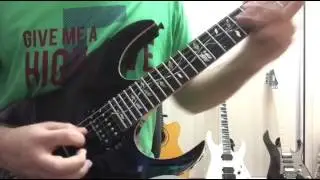 Megadeth - Tornado Of Souls solo cover with j custom rg8420