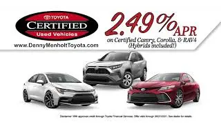 Get Your Certified Deal at Denny Menholt Toyota!