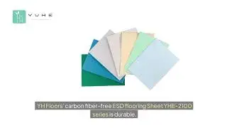 Manufacturing ESD carbon free anti-static vinyl flooring sheets factory in China -YH FLOORS company