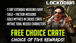 TWD RTS: FREE Choice Crate, Cinco De Mayo Event - The Walking Dead: Road to Survival