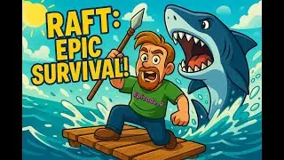 Raft Survival Saga | Part 9 - Animals/Radar- W/ Commentary