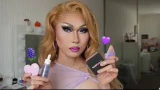 The Lavenderous makeup | Get in drag with me 