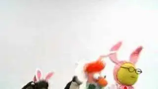 Muppet Show Bunsen and Beaker and some penguins