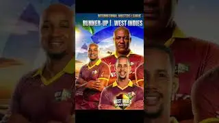 #IML2025 | Runner-up West Indies Masters 🌴#indian #cricket