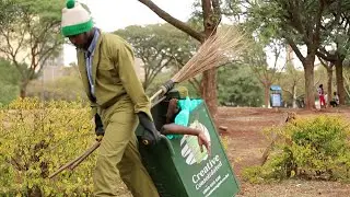 Body inside a Trash bin