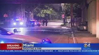 Gunfire Sparked Car Fire, Driver Taken To The Hospital