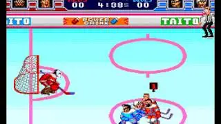 Hit the Ice - VHL - The Official Video Hockey League - PC Engine [MESS] [shortplay]
