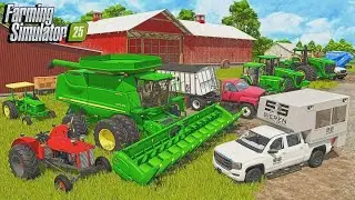 Gastei $350.000 no leilão? A pior decisão da minha vida! | Farming Simulator 25
