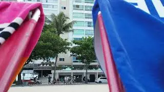 Sandy Pickle (Beach Pickleball) une-se aos jogadores de beach tênis em Balneário Camboriú, Brasil.