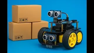 Arduino Inventory Robot: Line-Tracking & Real-Time Data Output
