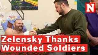 Zelensky Thanks Soldiers Wounded In Russian War In Emotional Video