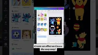 Create an offset using Canva the easy way! In just 60 seconds I&rsquo;ll show you how!!!!!